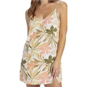 Roxy Women's Sundress & Swimsuit Cover-Up Floral Print Tropical Vacation XS